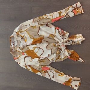 Mango nautical chain blouse